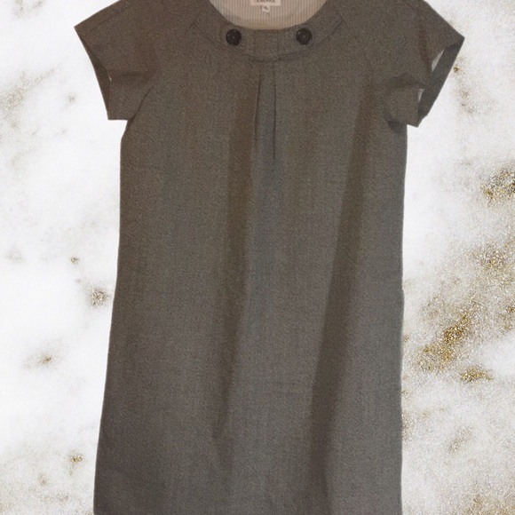 Generra Dark Academia Lined “Pewter” Wool Dress Size 6 - Picture 2 of 15